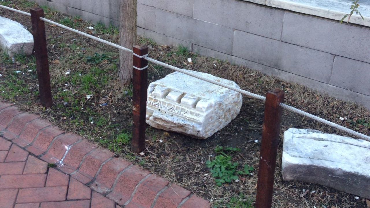 Approximately ten artifacts were found dating from the 1st to 3rd century AD.