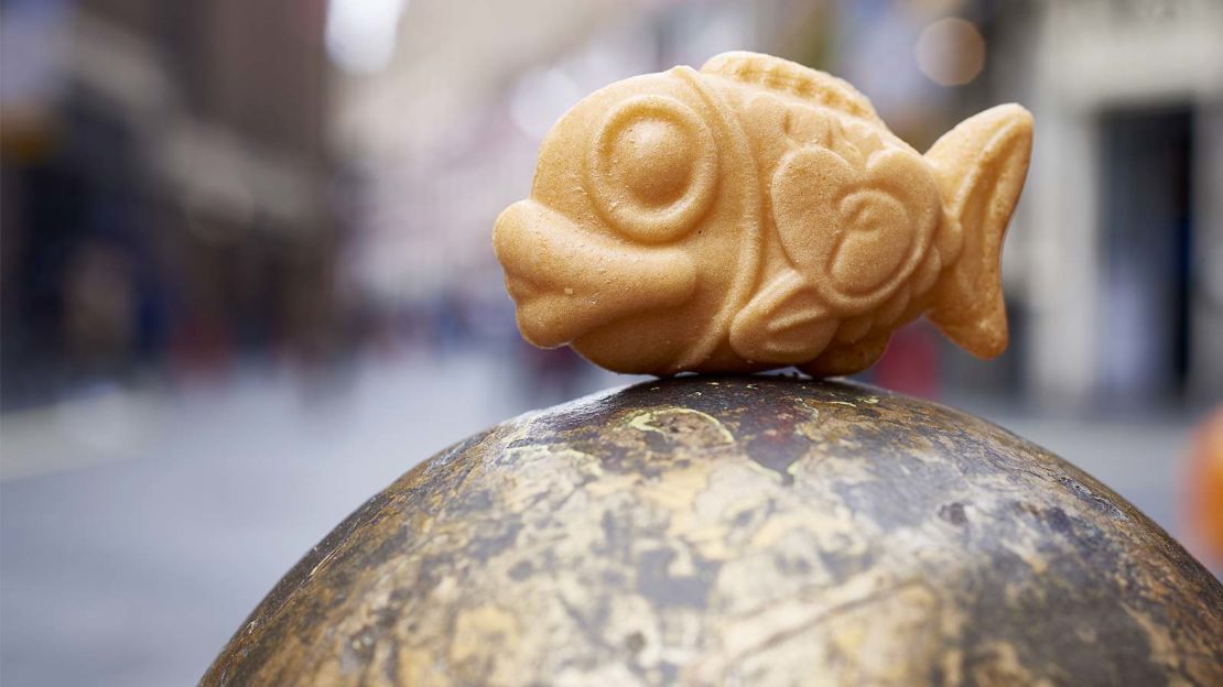 Taiyaki waffles are shaped like tai: Japanese red seabream.