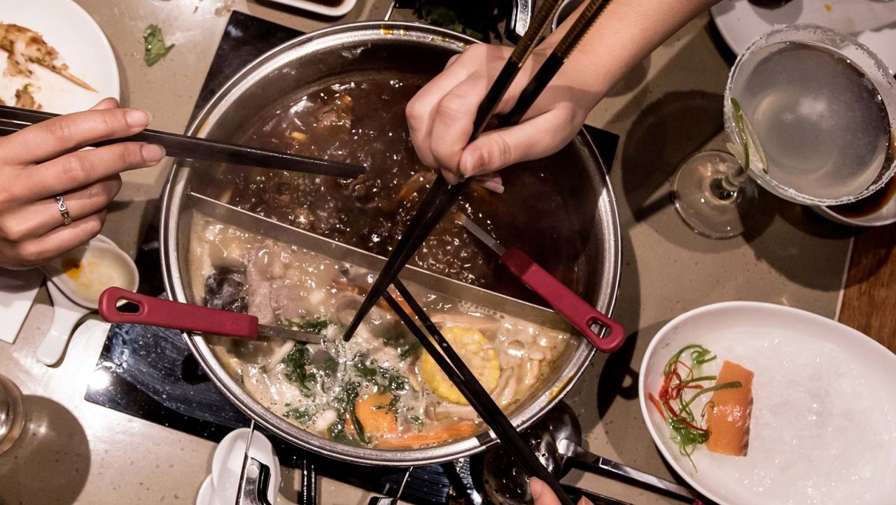<strong>Hot Pot:</strong> Hot Pot on Wardour Street<strong> </strong>offers a chance to try the 1,000-year-old Mongolian technique of DIY dining. 