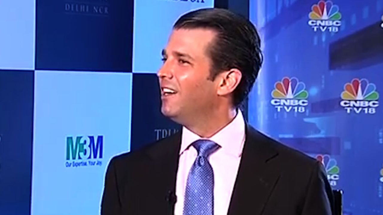 donald trump jr india trip