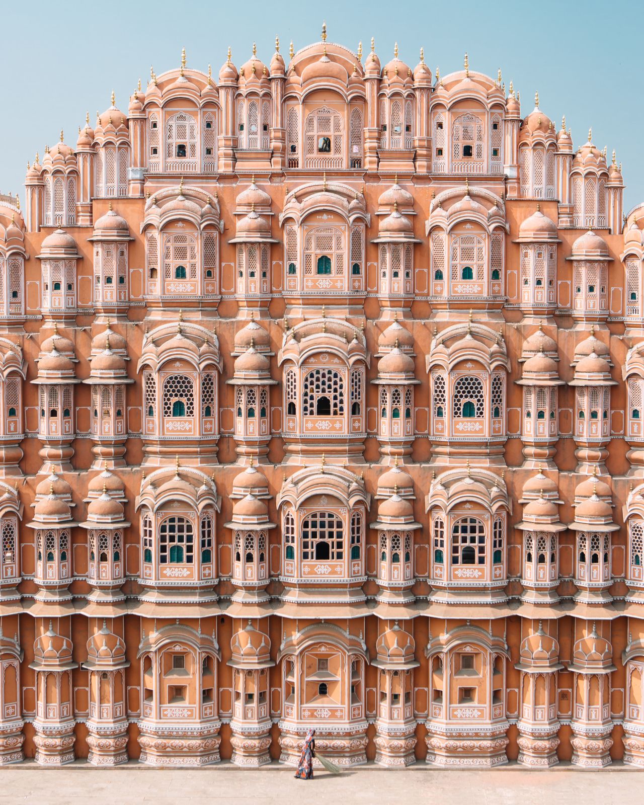 The Hawa Mahal in Jaipur. 