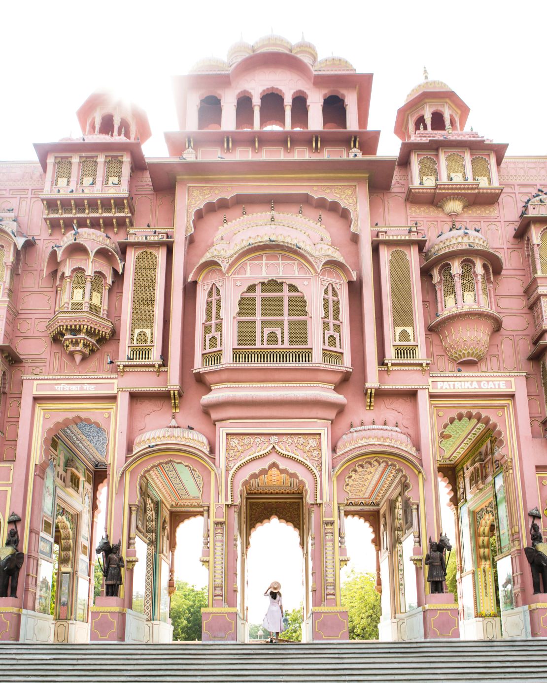 Jaipur is commonlyl known as the "Pink City."