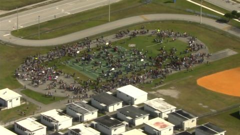 04 florida walk out SCREENGRAB Falcon Cove Middle School