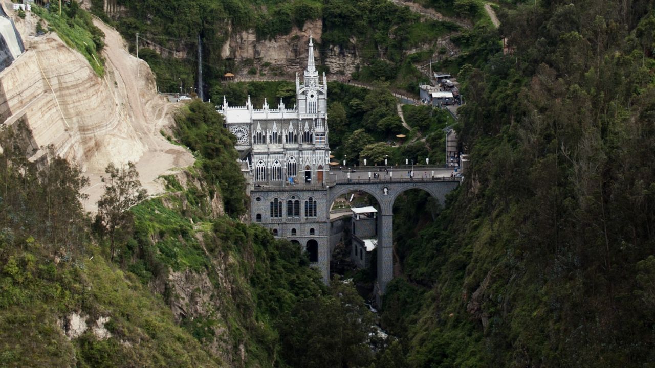 Las Lajas Sanctuary is one of the most popular tourism spots in all of Colombia.