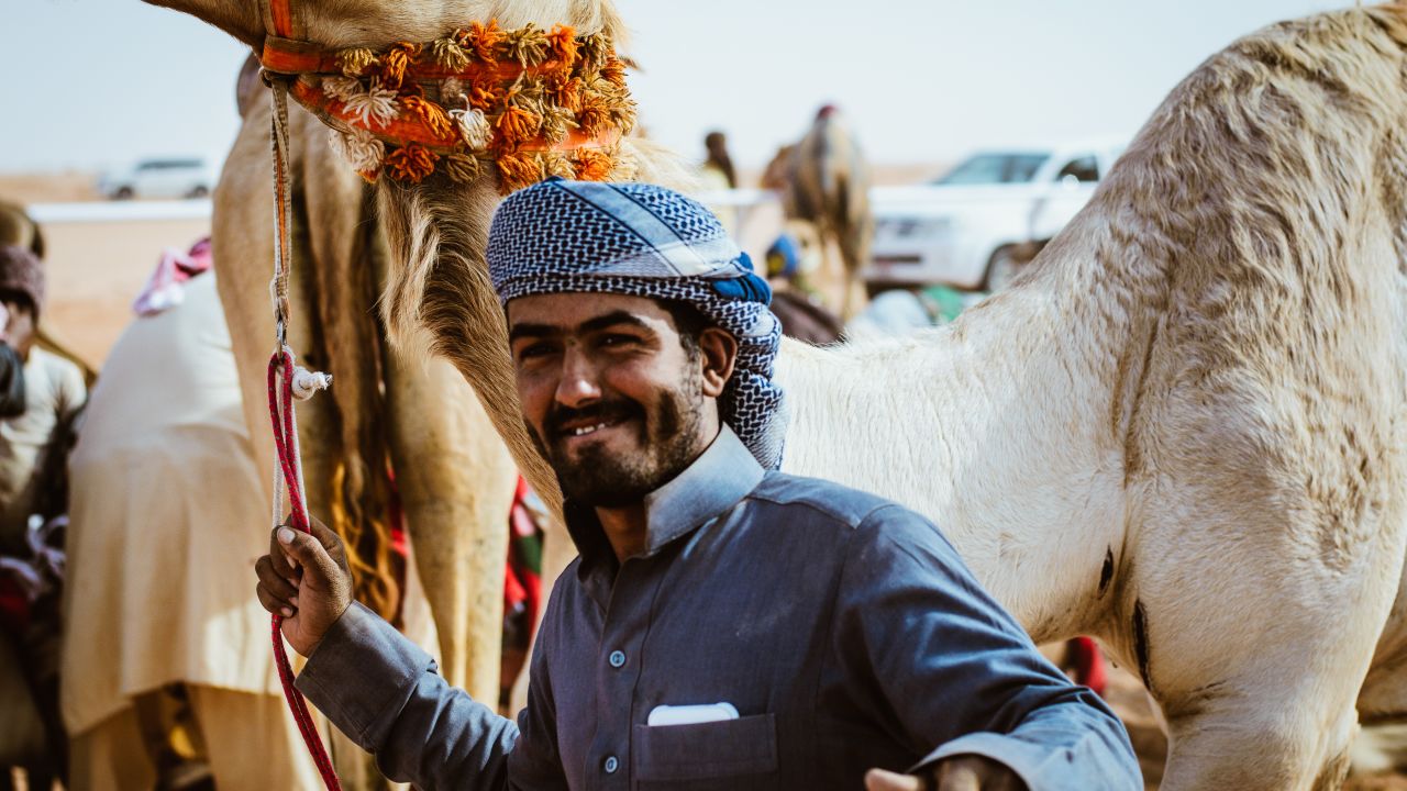 Saudi Arabia's month-long King Abdulaziz Camel Festival  was open to foreigners this year.