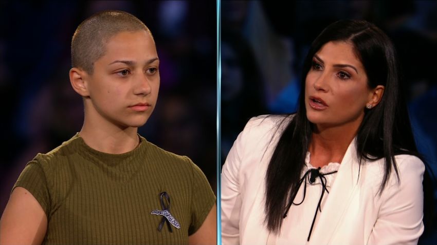 Emma Gonzalez NRA Dana Loesch split