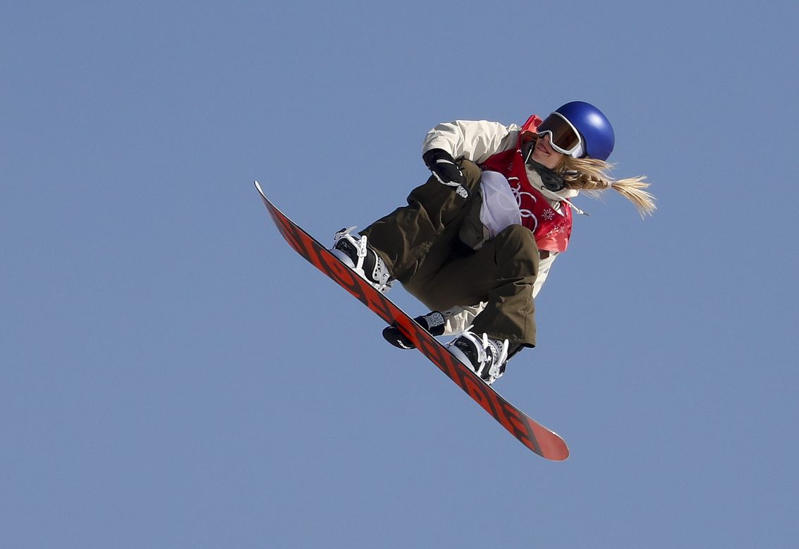 Austrian snowboarder Anna Gasser won gold in the big-air event.