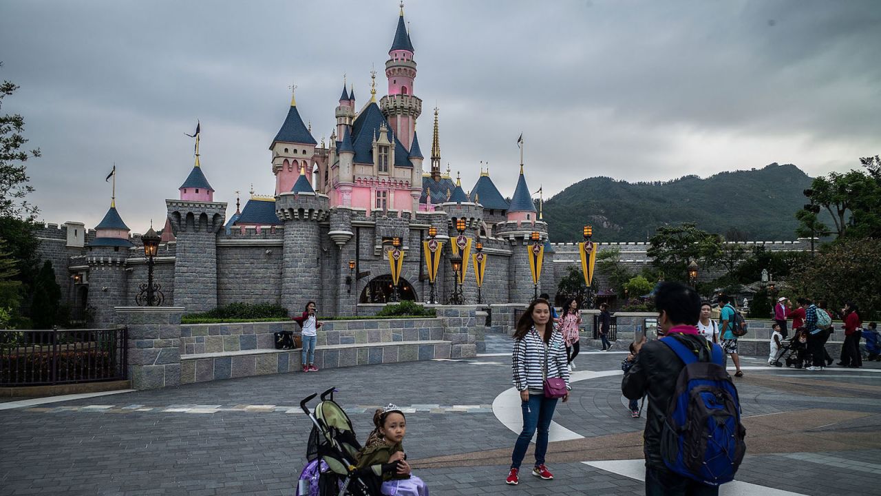 <strong>Sleeping Beauty Castle: </strong>The transformation is part of Hong Kong Disneyland's multi-year, $1.4 billion expansion plan.  Renovations have already begun on the current castle, pictured, which is a replica of the original in Anaheim, California.  