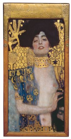 Klimt's "Judith and the Head of Holofernes," painted in 1901.