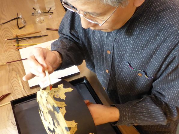 Kazumi Murose is one of the best-known practitioners of urushi, or Japanese lacquerware. 