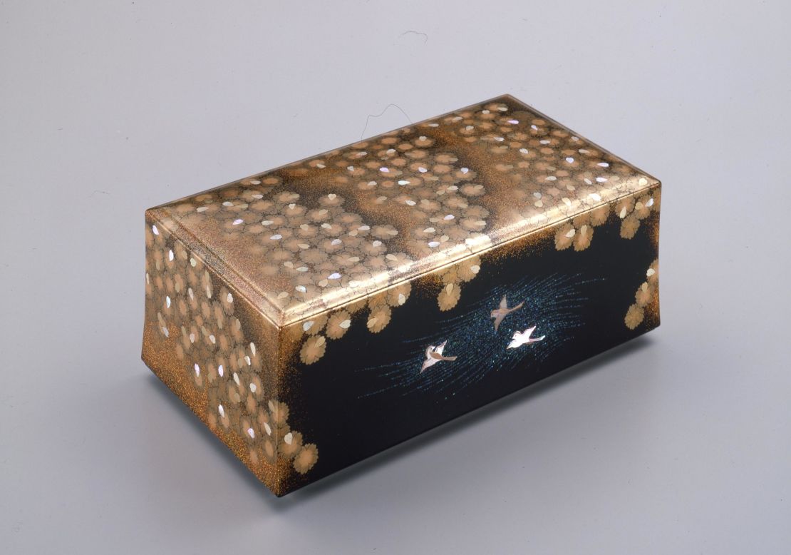 Murose's lacquerware items can take ten months to a year to complete -- or even two years for a larger piece.