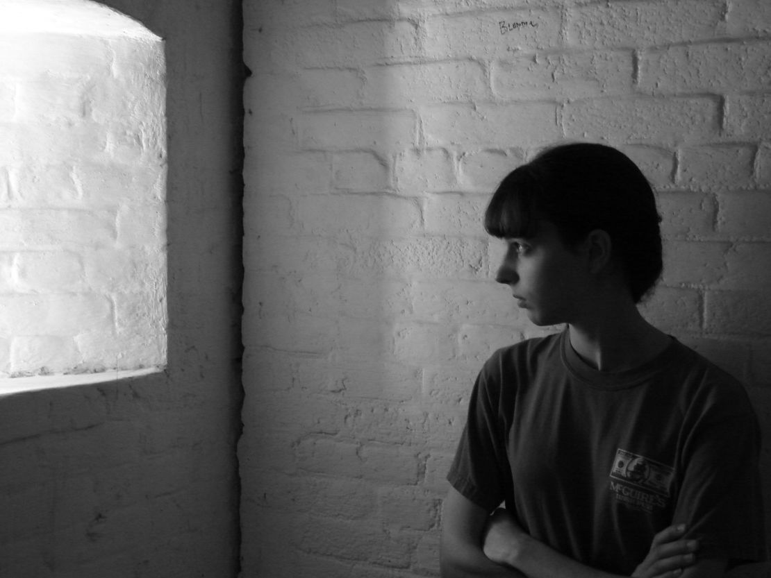 Meagan at Fort Barrancas in Pensacola, Florida, in August 2008.