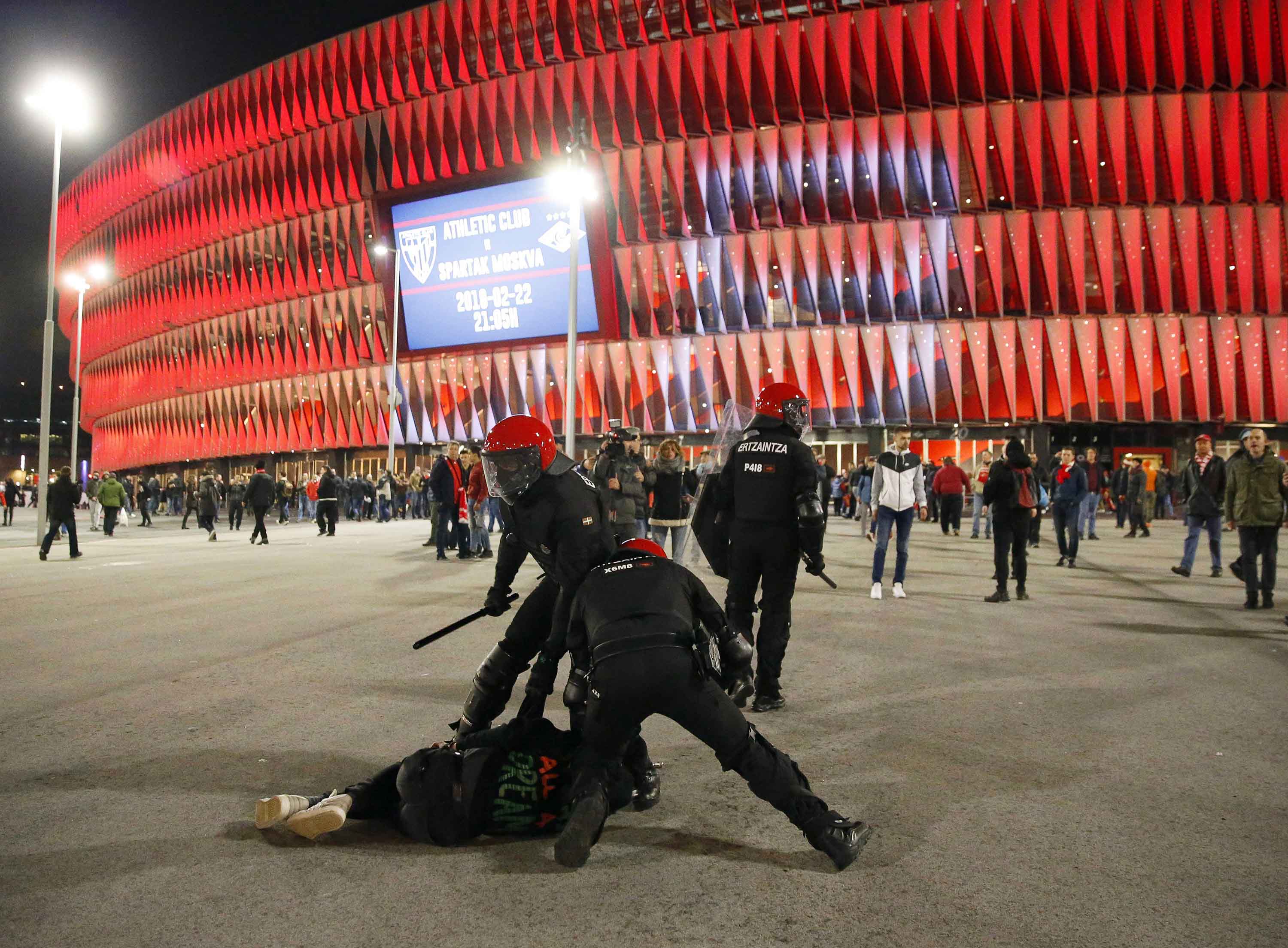 UEFA charges Russian club Spartak Moscow after fans' protest