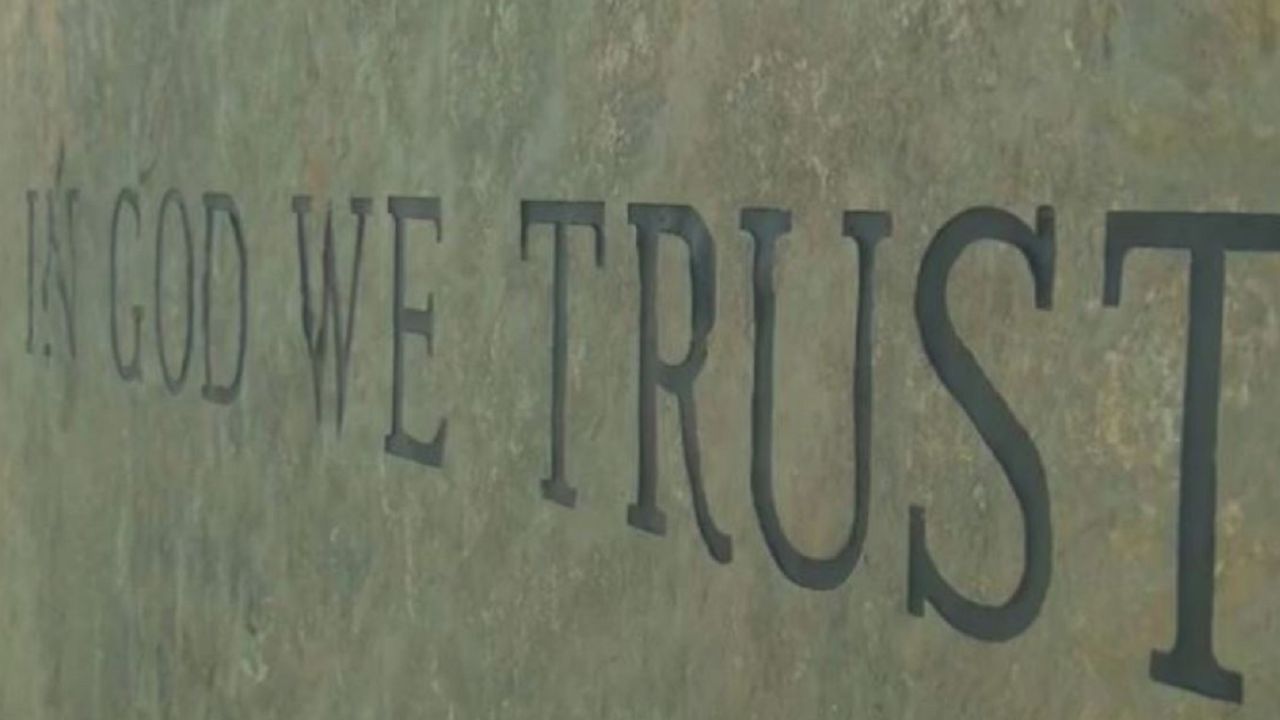 Louisiana law requires the words "In God We Trust" to be displayed at all public schools.