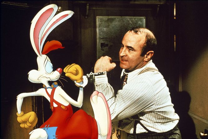 <strong>"Who Framed Roger Rabbit</strong>": Bob Hoskins shares the screen with animated characters in this comedy about a cartoon-hating detective who is the only hope to proving a cartoon rabbit's innocence after he is accused of murder.<strong> (Hulu) </strong>