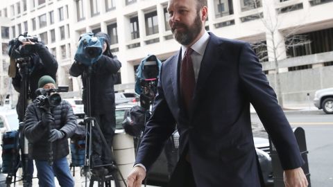Rick Gates on February 23, 2018 in Washington, DC.  (Photo by Mark Wilson/Getty Images)