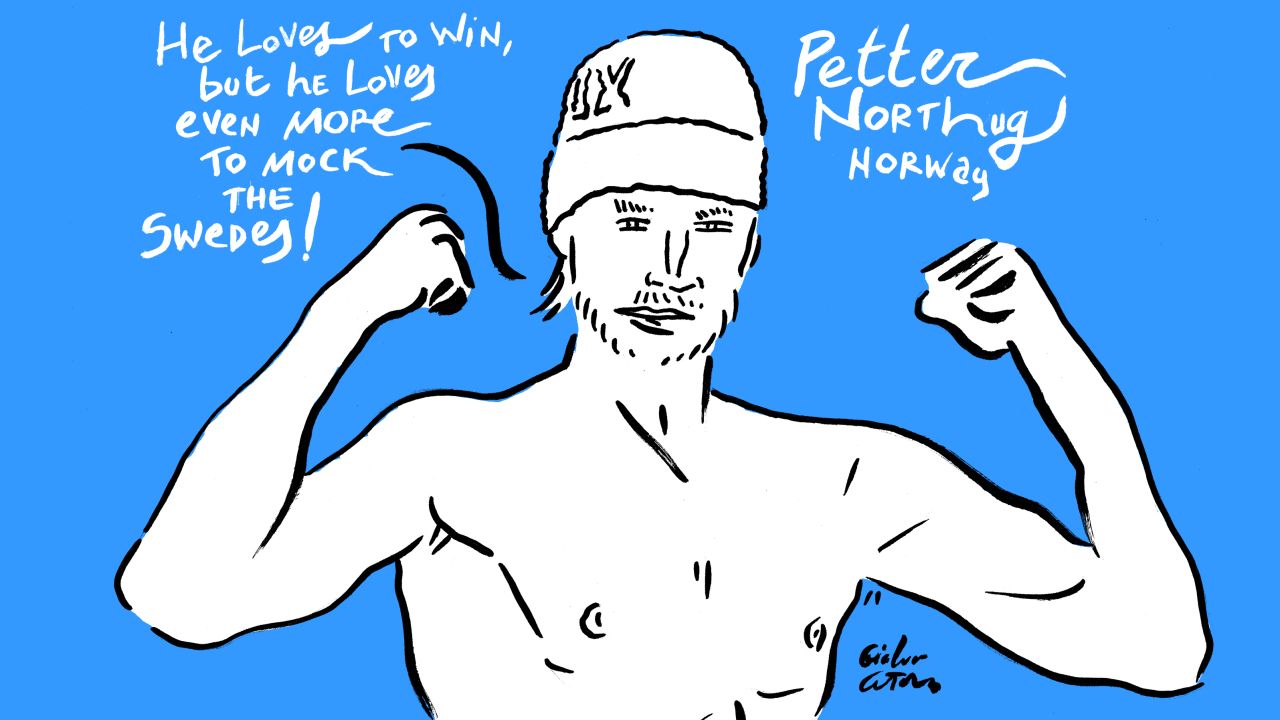 Sketch of Petter Northug by @Channeldraw.
