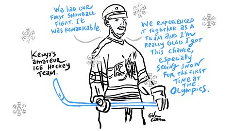 Kenya hockey sketch