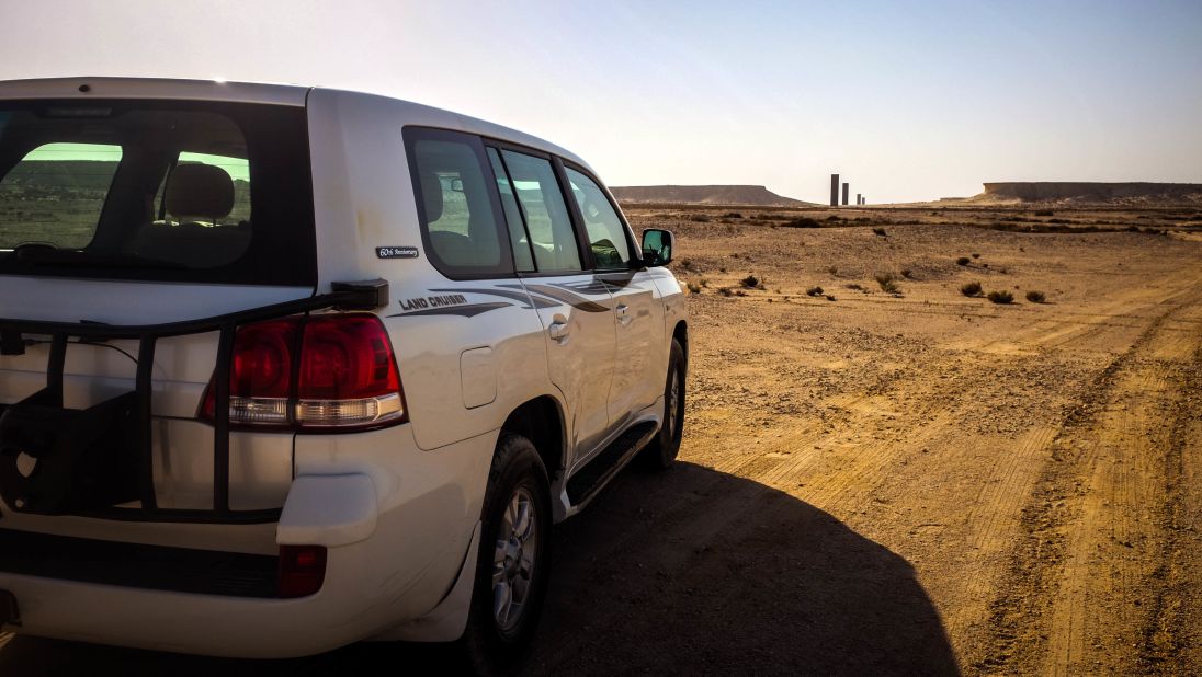 <strong>Serious wheels:</strong> Visitors will need access to an off-road vehicle to drive over the rough desert terrain. Tours operated out of Doha provide car and driver.
