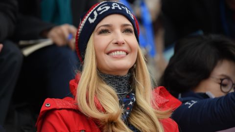 Ivanka Trump, daughter and adviser to US President Donald Trump, attended the big-air event. She will also be attending the closing ceremony.