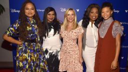 Director Ava DuVernay, actors Mindy Kaling, Reese Witherspoon, Oprah Winfrey, and Storm Reid of 'A Wrinkle in Time'