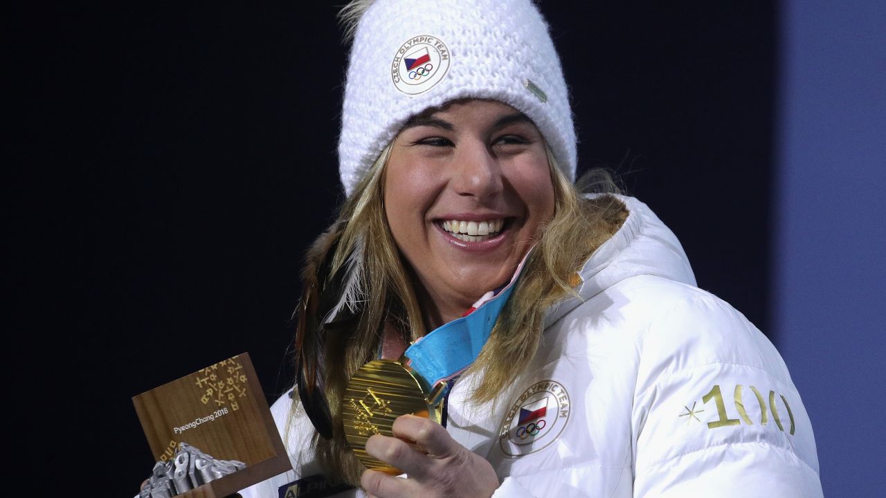 Ledecka won the snowboard parallel giant slalom gold after clinching super-G gold in skiing.