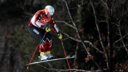 David Duncan competes in the freestyle skiing men's ski cross seeding on Wednesday.