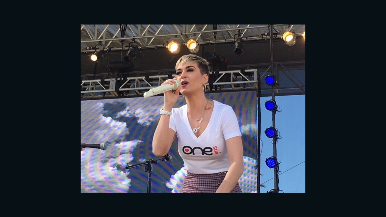 Katy Perry performs at the 'One 805 Kick Ash Bash'