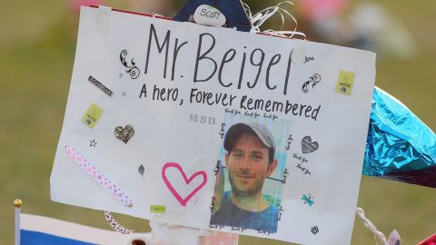 Scott Beigel, a Marjory Stoneman Douglas geography teacher and cross country coach, was killed in the Parkland school shooting in February 2018.
