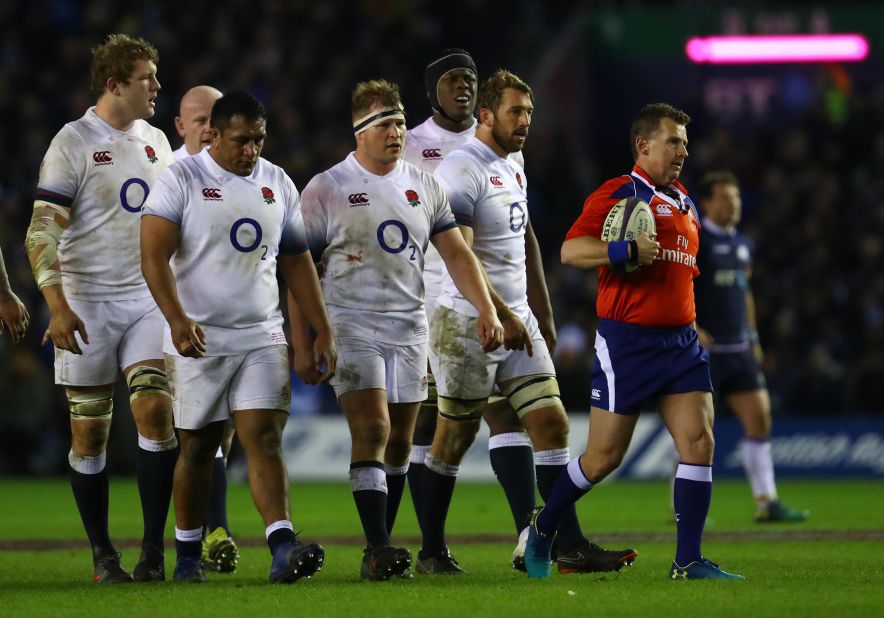 For England, it was its second defeat under coach Eddie Jones in 26 games, the first coming against Ireland in last year's Six Nations.