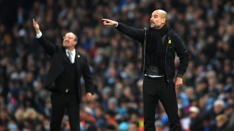 Guardiola says he will continue to wear a yellow ribbon because he is "a human being before being a manager."