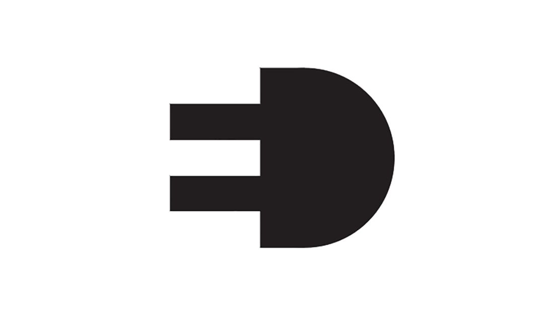 The ED logo doubles as an electrical plug.