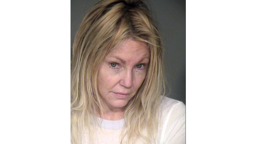 Actress Heather Locklear was arrested on Sun night and booked on 1 count of felony domestic battery and 3 counts of battery on a peace officer for physically attacking 3 responding Ventura County Sheriffís deputies, said Sgt Eric Buschow, VCSD. Deputies received a 911 call at 941pP regarding a domestic incident at Locklearís Thousand Oaks, CA home between Locklear and her boyfriend.