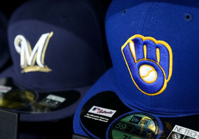 The classic Milwaukee Brewers logo, used from 1978 to 1993, was a delightful design: the team's initials are combined to create a baseball glove. 