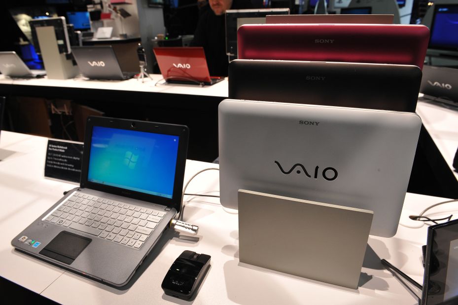 The Vaio line of computers has an interesting logo that is meant to represent both the analog and digital aspects of a computer. The letters "VA" form an analog wave, while the letters "IO" represent the "1" and "0 "of binary code.