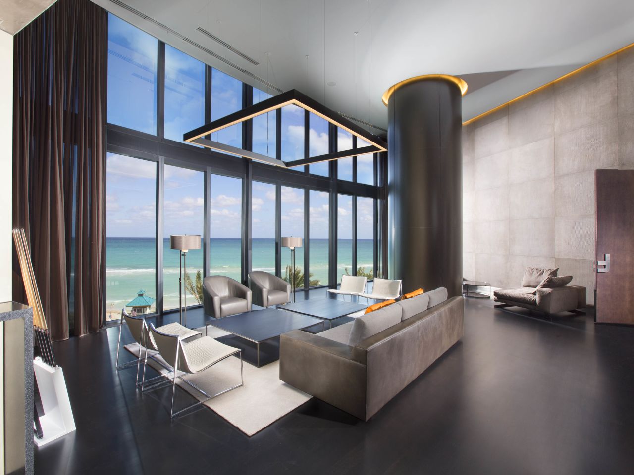 Standard units, such as the one pictured, range from 4,252 and 16,915 square feet. Two penthouses, taking up the top four floors, are 20,000 square feet.