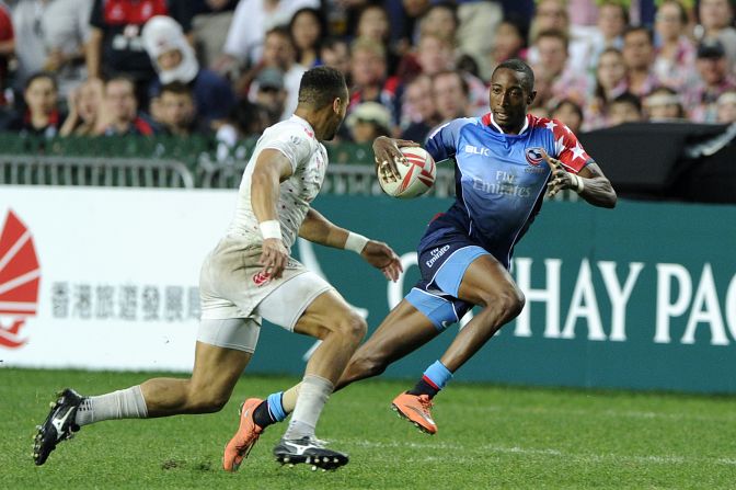 There are few rugby players faster than Perry Baker.