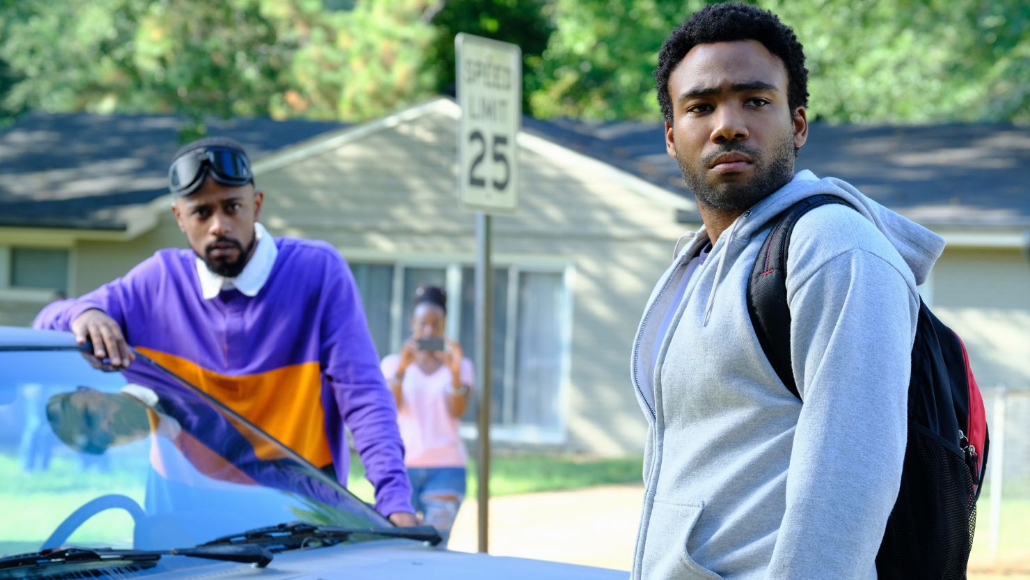 Lakeith Stanfield stars as Darius and Donald Glover as Earnest Marks on the FX series "Atlanta." 