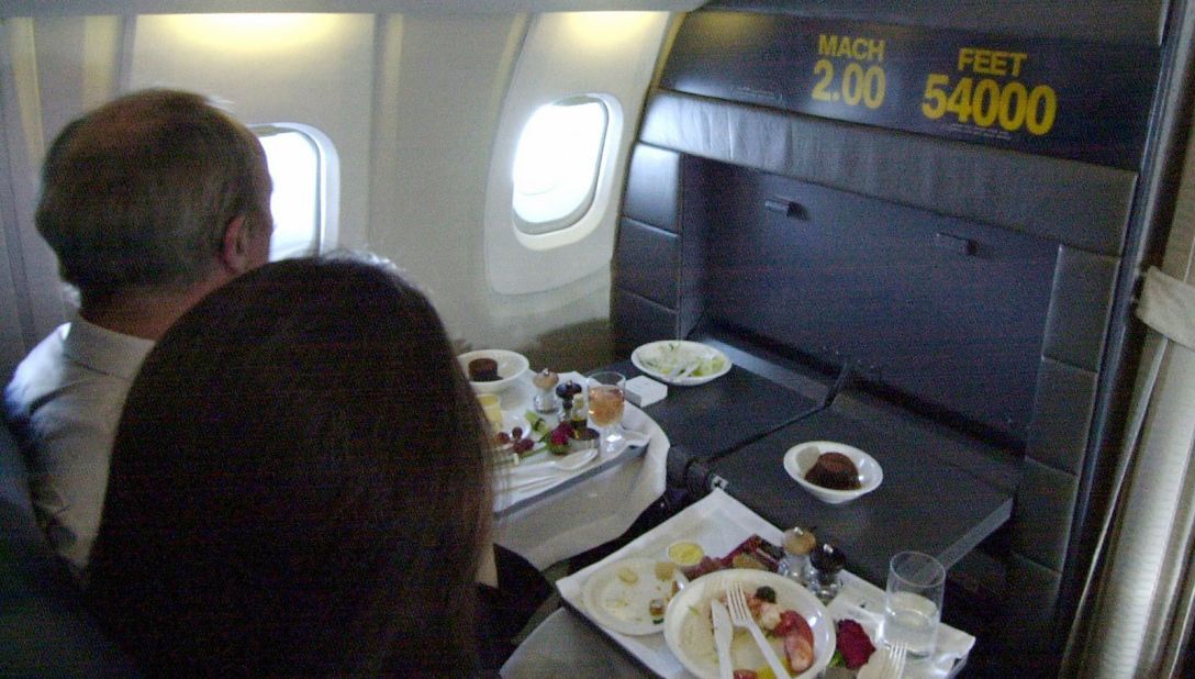 <strong>Fast food: </strong>Eating lunch at more than 1,500 miles per hour tasted pretty good with typical menus that included items like lobster, caviar and Champagne. "The quality and style of food service was exceptional," says former passenger Richard Ford.