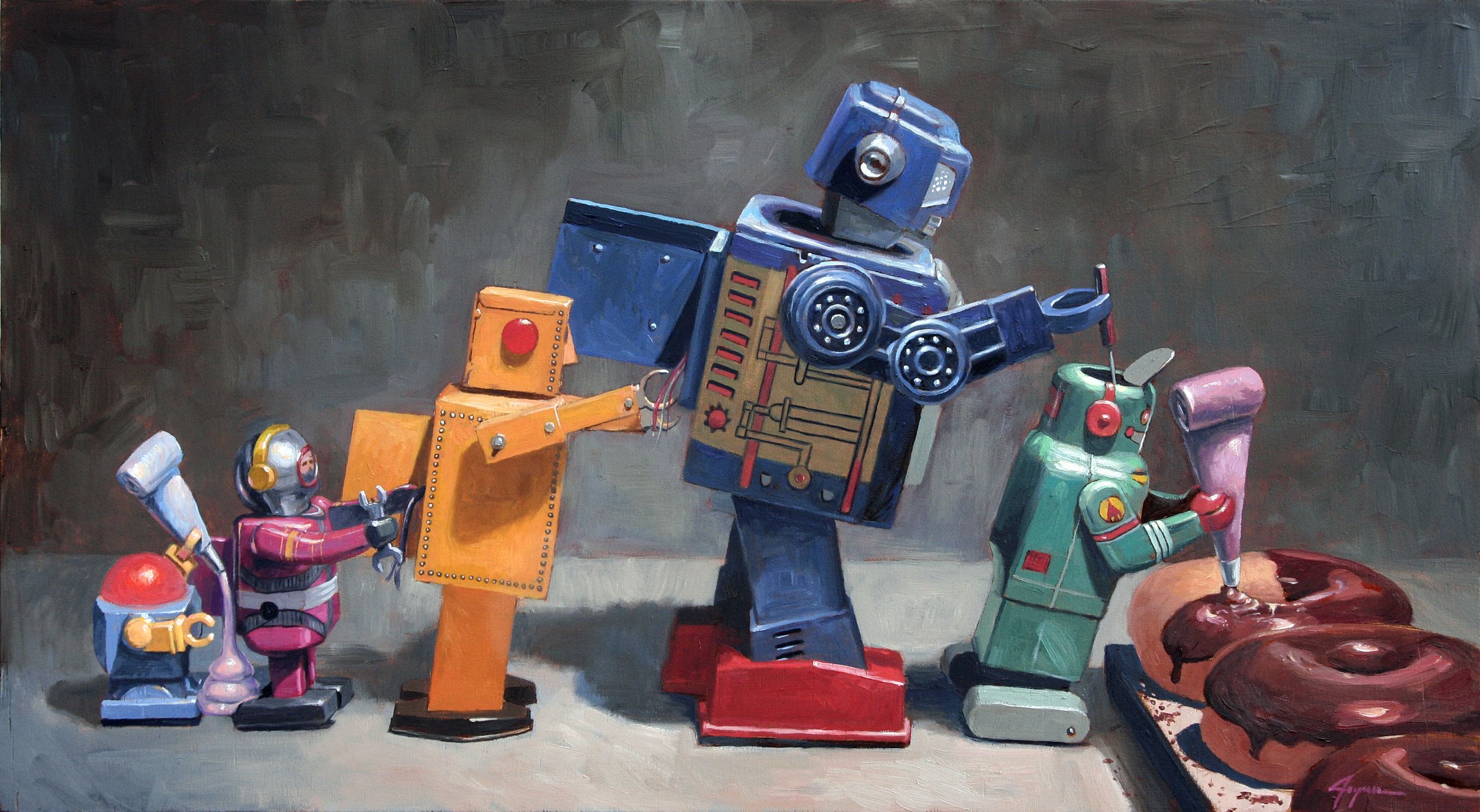 famous robot cartoon characters