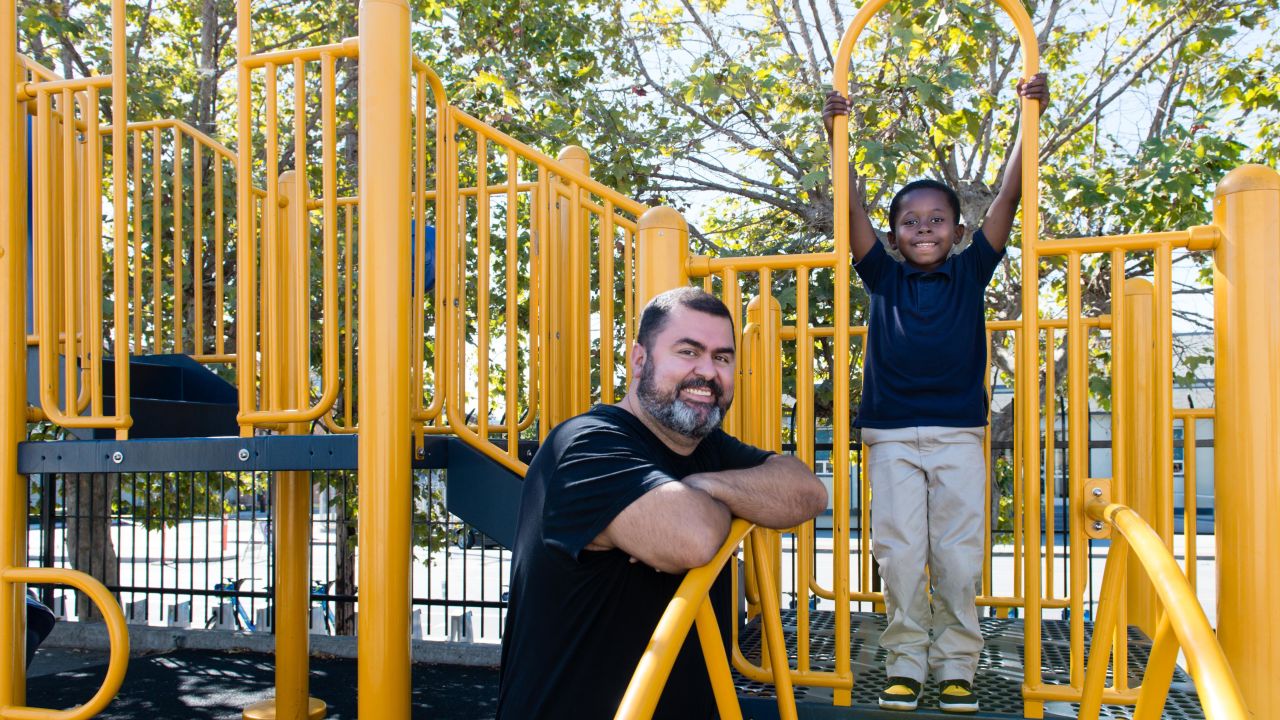 Rodney Davis became anxious and stopped wanting to go to school until he started seeing counselor JP De Oliveira. Medicaid pays for De Oliveira's work with students at Hoover Elementary School in Oakland, California. 