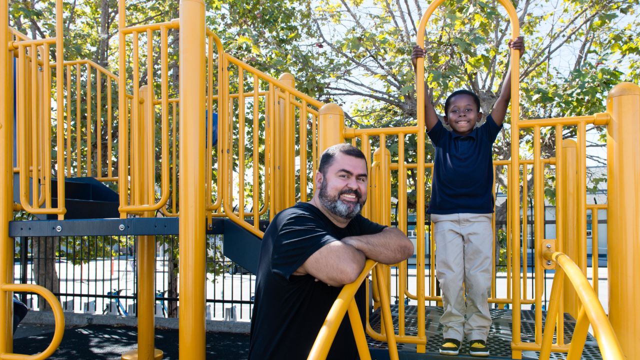 Rodney Davis became anxious and stopped wanting to go to school until he started seeing counselor JP De Oliveira. Medicaid pays for De Oliveira's work with students at Hoover Elementary School in Oakland, California.