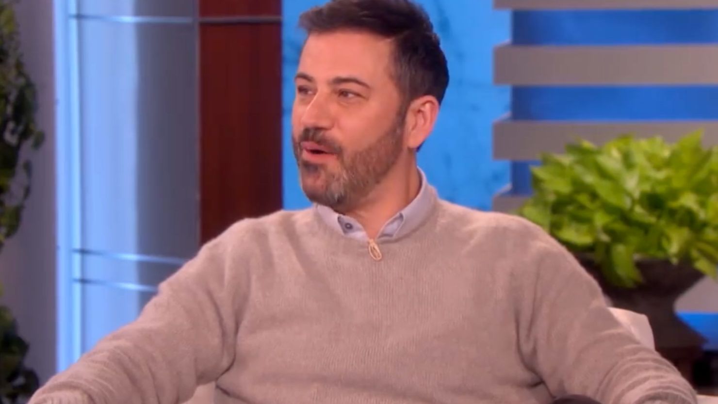 Jimmy Kimmel was surprised Tuesday when Ellen DeGeneres honored his son. 