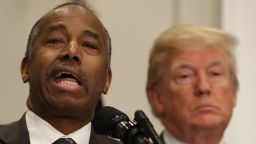 WASHINGTON, DC - JANUARY 12: HUD Secretary Dr. Ben Carson speaks before U.S. President Donald Trump signed a proclamation to honor Martin Luther King, Jr. day, in the Roosevelt Room at the White House, on January 12, 2018 in Washington, DC. Monday January 16 is a federal holiday to honor Dr. King and his legacy.  (Photo by Mark Wilson/Getty Images)