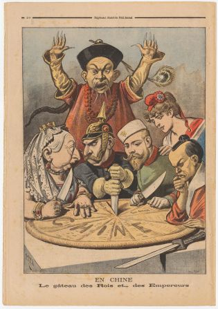 "China, Cake of Kings... and Emperors" (1898) by Henri Meyer. An illustration appearing in the now-defunct French newspaper, Le Petit Journal.