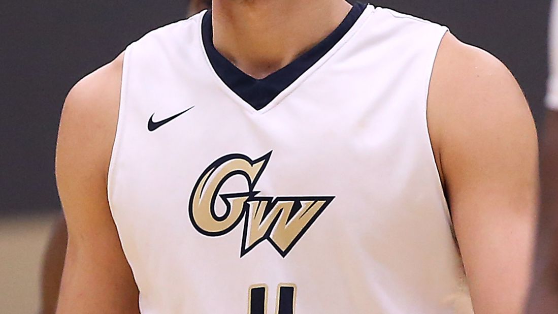 The logo of the George Washington Colonials NCAA team  has a very cleverly hidden design in it: a stylized <a href="https://www.nps.gov/wamo/index.htm" target="_blank" target="_blank">Washington Monument</a>, in the middle of the "W."