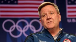 FILE: In the wake of the USA Gymnastics sexual abuse scandal, United States Olympic Committee CEO Scott Blackmun has announced his resignation. BEVERLY HILLS, CA - MARCH 07:  USOC CEO Scott Blackmun addresses the media at the USOC Olympic Media Summit at The Beverly Hilton Hotel on March 7, 2016 in Beverly Hills, California.  (Photo by Maxx Wolfson/Getty Images for the USOC)