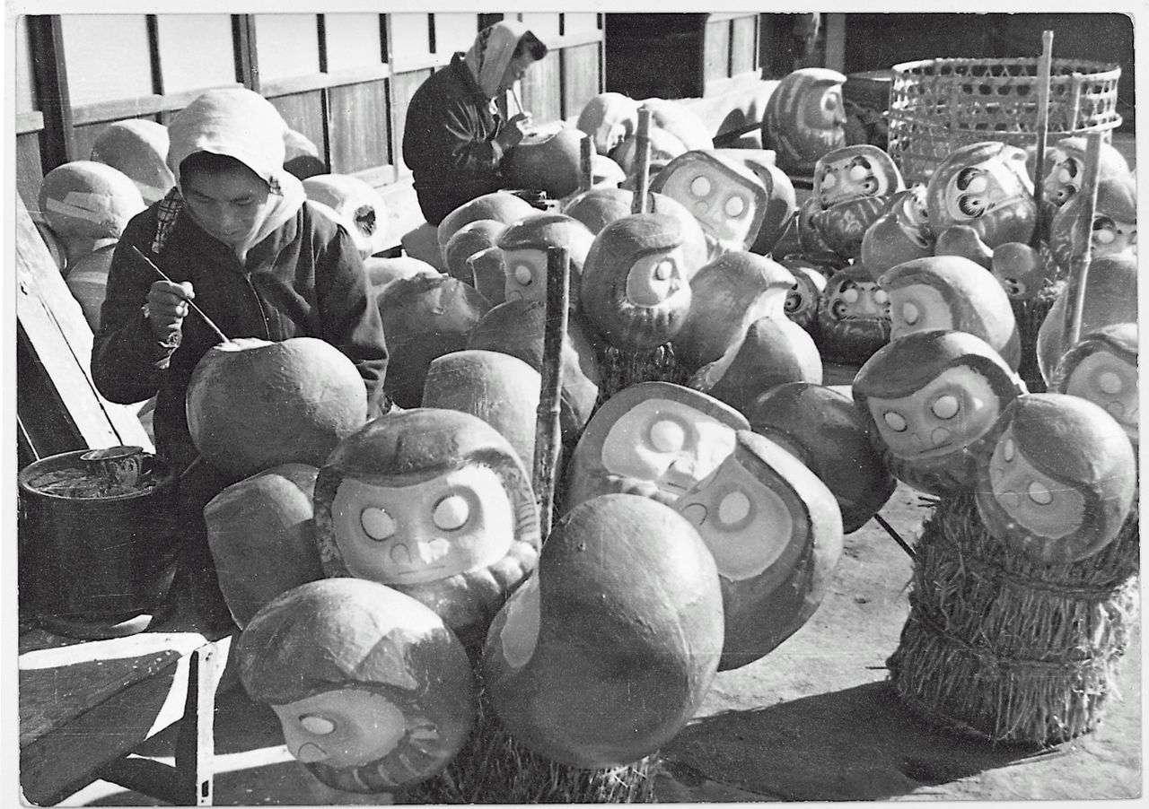 It is believed that farmers in the Japanese city of Takasaki started making daruma dolls around 200 years ago.