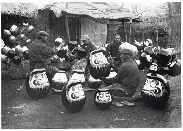 Daruma dolls were once believed to protect children from diseases such as smallpox, as well as promoting good harvests and easing childbirth. 