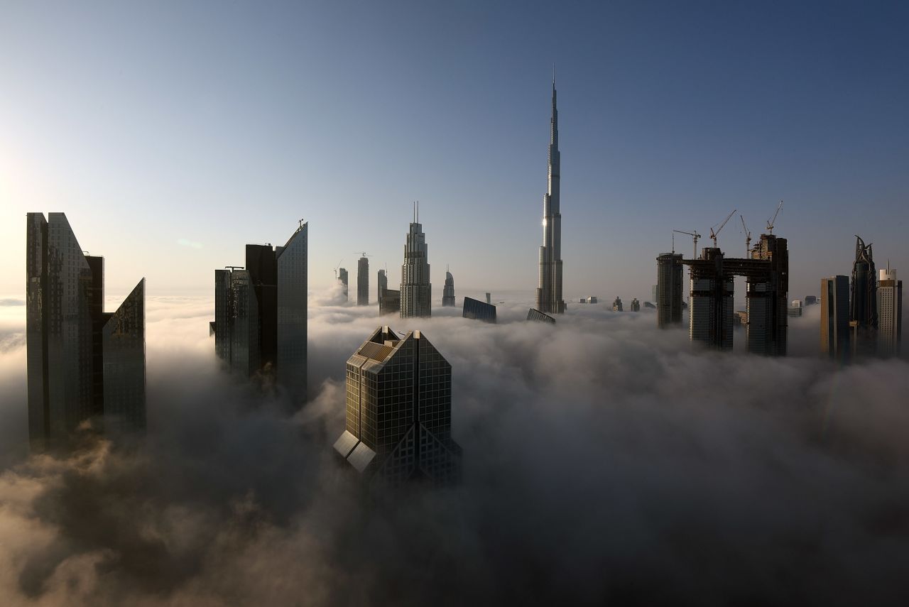 The Burj Khalifa opened in2010 after a six-year build involving 12,000 workers.